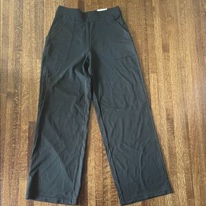 Max Studio Charcoal Wide-Leg Pants